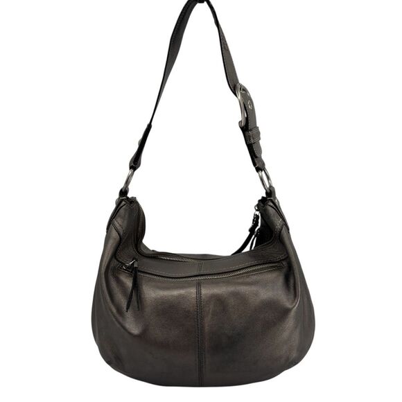 Coach Silver Metallic Pewter Soho Buckle Hobo Shoulder Bag  F13731 Y2K - Picture 4 of 7
